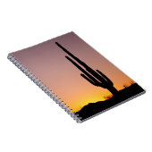 Carnet Cactus de Saguaro au coucher du soleil (Côté Droit)