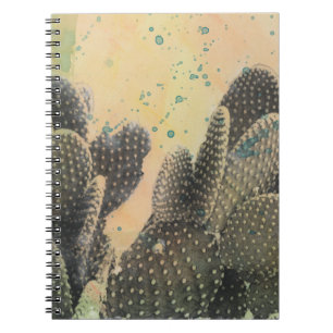 Carnet Cactus du désert   Plat vert