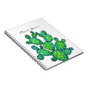Carnet Cactus épineux d'aquarelle magnifique (Côté Droit)