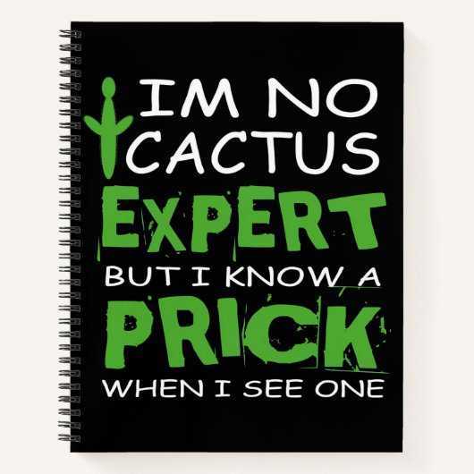 Carnet Cactus Expert (Devant)
