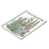 Carnet Cactus floral (Côté gauche)