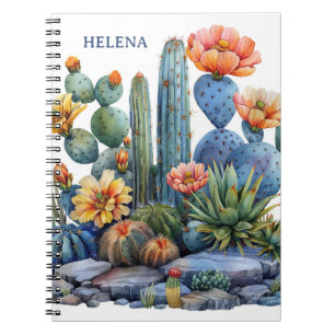 Carnet Cactus florissants et succulents
