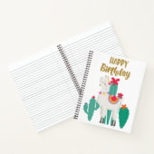 Carnet Cactus Joyeux anniversaire (Intérieur)