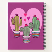 Carnet Cactus mignon (Dos)