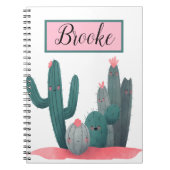 Carnet Cactus mignon (Devant)