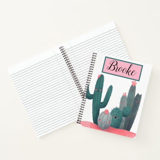 Carnet Cactus mignon (Intérieur)