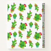 Carnet Cactus mignons, Cactus Motif, Succulent, Votre Nom (Dos)