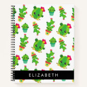 Carnet Cactus mignons, Cactus Motif, Succulent, Votre Nom (Devant)