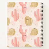 Carnet cactus rose (Dos)