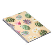 Carnet Cactus Succulent : Motif de détail élevé (Côté Droit)