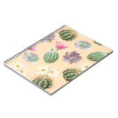 Carnet Cactus Succulent : Motif de détail élevé (Côté gauche)