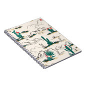 Carnet Cactus Succulents : Flore Vintage du désert. (Côté Droit)