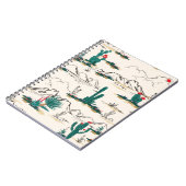 Carnet Cactus Succulents : Flore Vintage du désert. (Côté gauche)