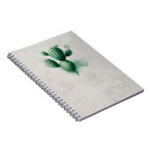 Carnet Cactus Vert Aquarelle Sud-Ouest (Côté Droit)