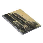 Carnet Cactus vert sur Arrière - plan jaune (Côté Droit)