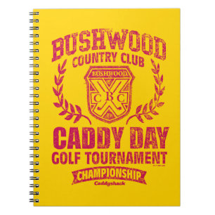 Carnet Caddyshack Bushwood Country Club Caddy Day Golf