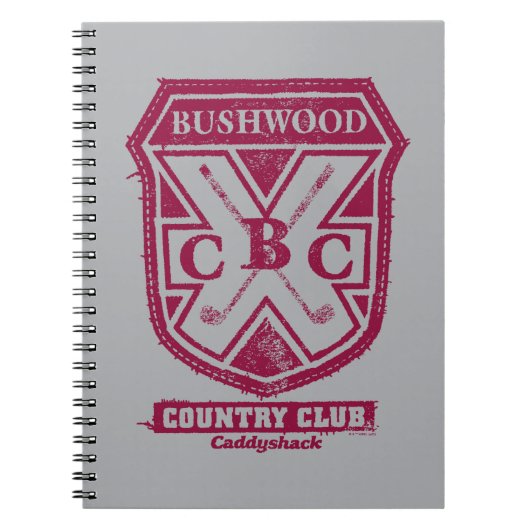Carnet Caddyshack | Bushwood Country Club Crest (Devant)