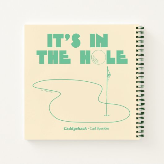 Carnet Caddyshack | C'est dans le trou (Dos)