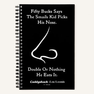 Carnet Caddyshack   Cinquante Bucks dit