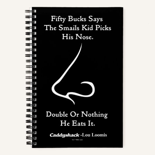 Carnet Caddyshack | Cinquante Bucks dit (Recto)