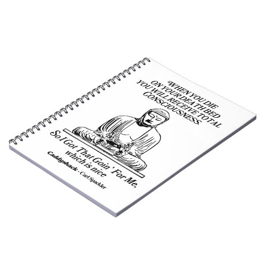 Carnet Caddyshack J'Ai Compris Ça Me Va (Côté gauche)