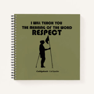 Carnet Caddyshack Je Vais Vous Apprendre Le Sens Du W