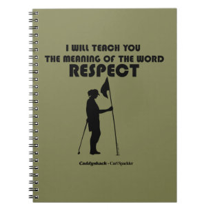 Carnet Caddyshack Je Vais Vous Apprendre Le Sens Du W
