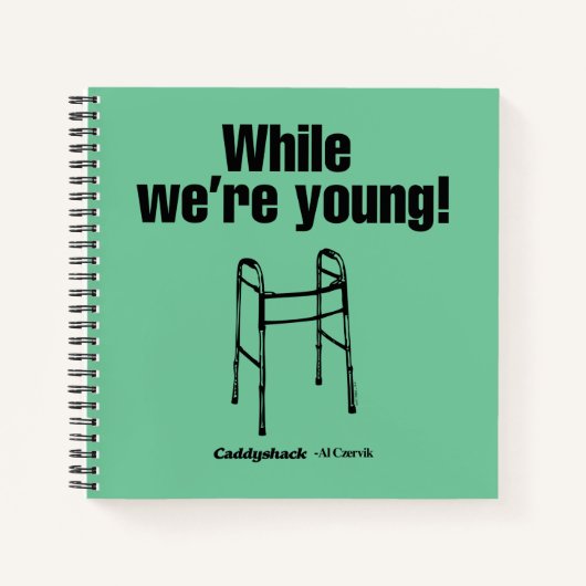 Carnet Caddyshack | Tandis que nous sommes jeunes ! (Devant)