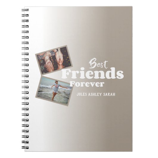 Carnet Cadeau branché pour meilleures amies (Devant)