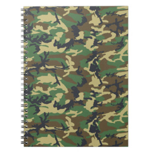 Carnet Cadeau Camo écorce d'arbre vert pour papa