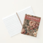 Carnet Cadeau commémoratif Rose classique pour la mère en (Intérieur)
