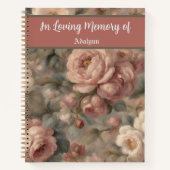 Carnet Cadeau commémoratif Rose classique pour la mère en (Devant)