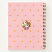 Carnet cadeau Cupcake de l'organisateur de recette (Dos)