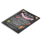 Carnet Cadeau d'adieu floral pour (Côté gauche)