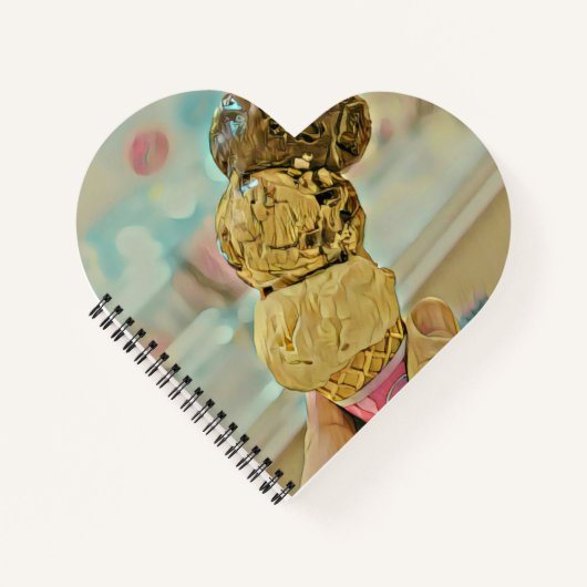 Carnet Cadeau d'anniversaire de crème glacée (Devant)