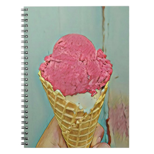 Carnet Cadeau d'anniversaire de glace (Devant)