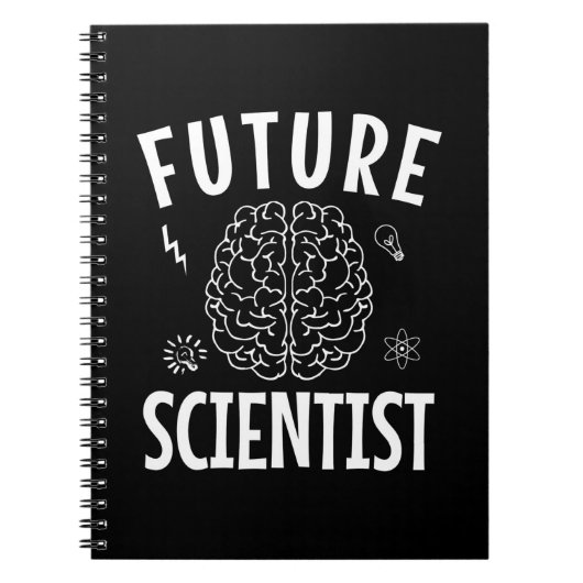 Carnet Cadeau d'anniversaire | Futur scientifique (Devant)