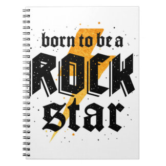 Carnet cadeau d'anniversaire rock star