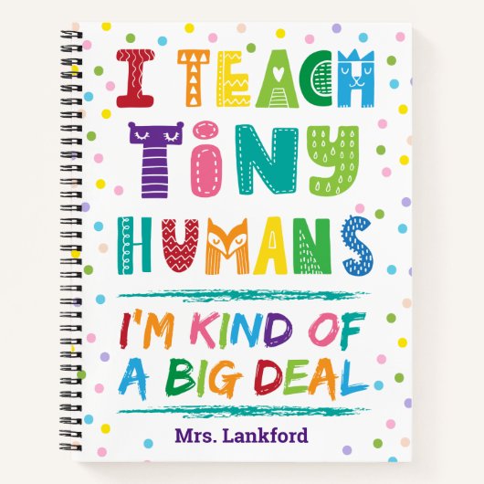 Carnet Cadeau d'appréciation de l'enseignant élémentaire  (Devant)