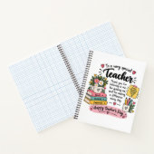 Carnet Cadeau d'appréciation pour l'enseignant | Bonne fê (Intérieur)