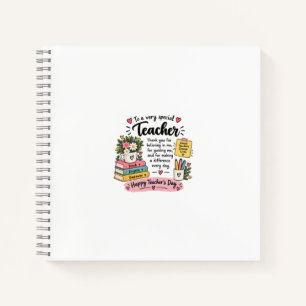 Carnet Cadeau d'appréciation pour l'enseignant   Bonne fê