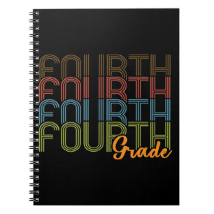 Carnet Cadeau de 4e année Rétro Quatrième Grand École