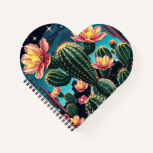 Carnet Cadeau de cactus nocturne