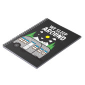 Carnet Cadeau de camping - nous dormons autour du campeur (Côté gauche)