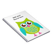 Carnet Cadeau de Chouettes vertes (Côté Droit)