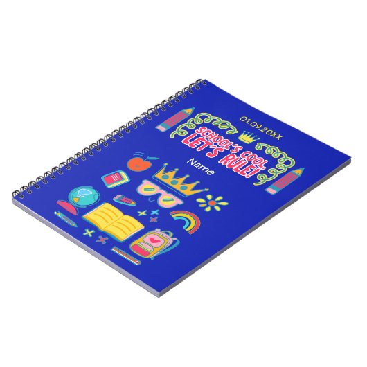 Carnet "Cadeau de citations de motivation 'l'école c'est (Côté gauche)