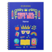 Carnet "Cadeau de citations de motivation 'l'école c'est (Devant)