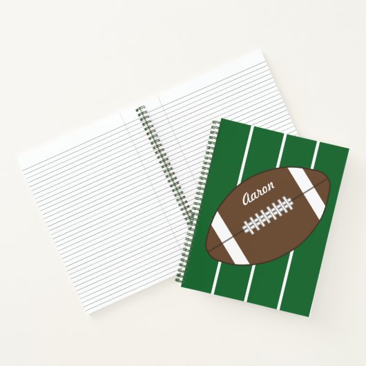 Carnet Cadeau de classe de football personnalisé (Intérieur)