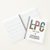 Carnet Cadeau de conseiller professionnel autorisé LPC pe (Intérieur)