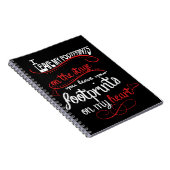 Carnet Cadeau de considérant de danse pour le professeur (Côté Droit)